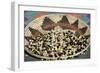 Posole - Pueblo Indian Dried Corn - in a Native American Basket-null-Framed Giclee Print