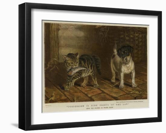 Possession Is Nine Points of the Law-Frank Paton-Framed Giclee Print
