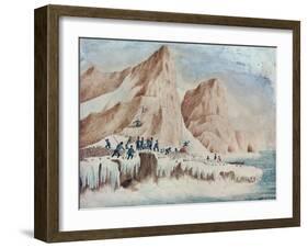 Possession Island, Victoria Land, 11th January 1841-John Edward Davis-Framed Giclee Print