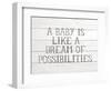 Possibilities Gray-Gigi Louise-Framed Art Print