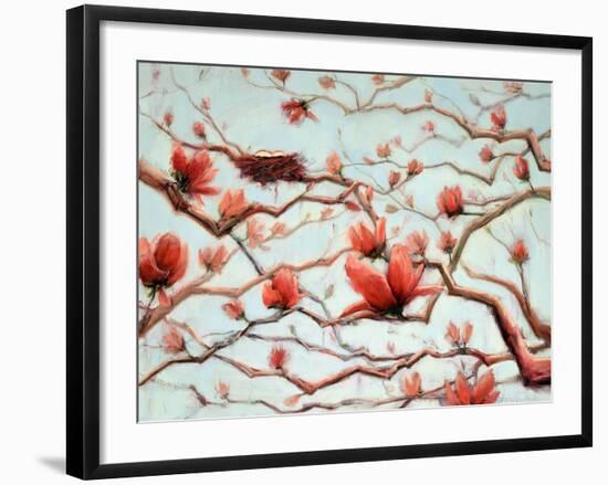 Possibilities in Full Bloom-Holly Van Hart-Framed Art Print