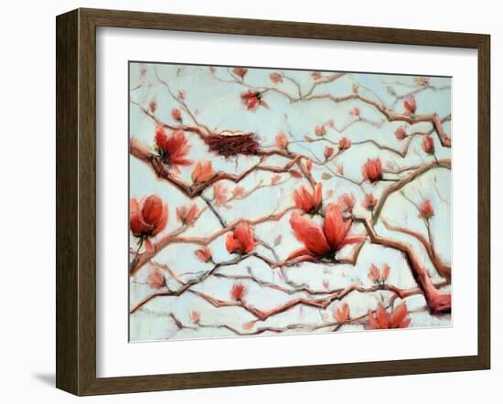 Possibilities in Full Bloom-Holly Van Hart-Framed Art Print