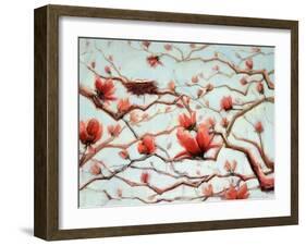 Possibilities in Full Bloom-Holly Van Hart-Framed Art Print