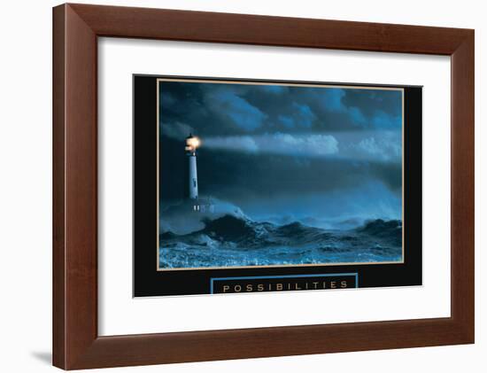 Possibilities - Lightgouse-Unknown Unknown-Framed Art Print