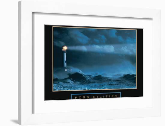 Possibilities - Lightgouse-Unknown Unknown-Framed Art Print