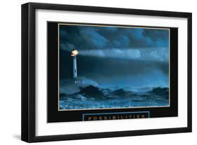 Possibilities - Lightgouse-Unknown Unknown-Framed Art Print