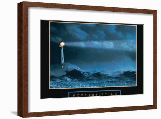 Possibilities: Lighthouse-null-Framed Art Print