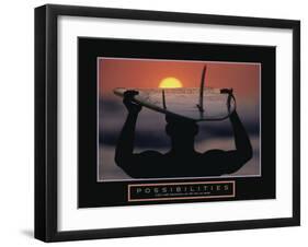 Possibilities - Surfer-Unknown Unknown-Framed Photo