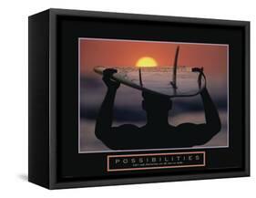 Possibilities - Surfer-Unknown Unknown-Framed Stretched Canvas