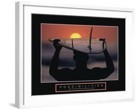 Possibilities - Surfer-Unknown Unknown-Framed Photo