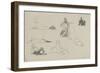 Possible Studies for 'Dawn of Waterloo', 1893-Lady Butler-Framed Giclee Print