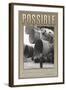 Possible-null-Framed Art Print