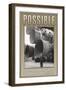 Possible-null-Framed Art Print