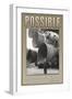 Possible-null-Framed Art Print