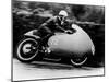 Possibly Bill Lomas, on a Moto Guzzi V8, 1957-null-Mounted Photographic Print