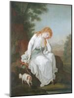 Possibly Maria of Moulines from Sterne's 'Sentimental Journey', 1766-81-Angelica Kauffmann-Mounted Giclee Print