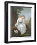 Possibly Maria of Moulines from Sterne's 'Sentimental Journey', 1766-81-Angelica Kauffmann-Framed Premium Giclee Print