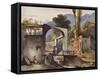 Possibly the Belvedere at Sorrento-Giacinto Gigante-Framed Stretched Canvas
