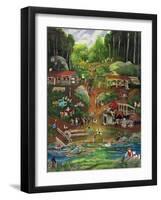 Possom Trot Logging Camp-Carol Salas-Framed Giclee Print