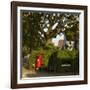 Post Box and Bench, Meadway, Hampstead Garden Suburb, London-Richard Bryant-Framed Photographic Print