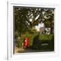 Post Box and Bench, Meadway, Hampstead Garden Suburb, London-Richard Bryant-Framed Photographic Print