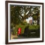 Post Box and Bench, Meadway, Hampstead Garden Suburb, London-Richard Bryant-Framed Photographic Print