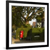 Post Box and Bench, Meadway, Hampstead Garden Suburb, London-Richard Bryant-Framed Photographic Print