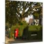 Post Box and Bench, Meadway, Hampstead Garden Suburb, London-Richard Bryant-Mounted Photographic Print