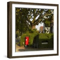 Post Box and Bench, Meadway, Hampstead Garden Suburb, London-Richard Bryant-Framed Photographic Print