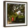 Post Box and Bench, Meadway, Hampstead Garden Suburb, London-Richard Bryant-Framed Photographic Print