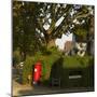 Post Box and Bench, Meadway, Hampstead Garden Suburb, London-Richard Bryant-Mounted Photographic Print