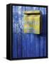 Post box, Novoselitsa, Zakarpattia Oblast, Transcarpathia, Ukraine-Ivan Vdovin-Framed Stretched Canvas