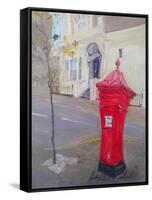 Post Box-Antonia Myatt-Framed Stretched Canvas