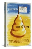 Post Cards Need a 2D Stamp-Tom Eckersley-Stretched Canvas