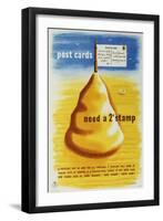 Post Cards Need a 2D Stamp-Tom Eckersley-Framed Art Print