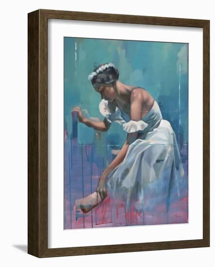 Post Curtain Laces-Peter Hawkins-Framed Giclee Print