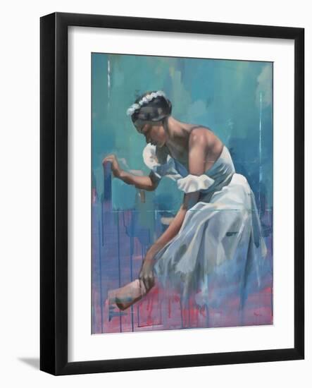 Post Curtain Laces-Peter Hawkins-Framed Giclee Print