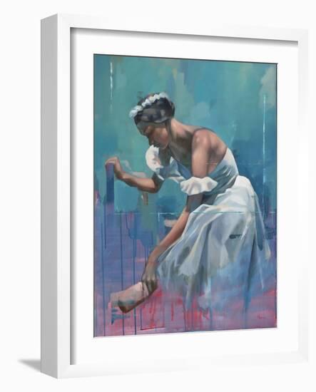 Post Curtain Laces-Peter Hawkins-Framed Giclee Print