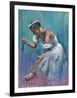 Post Curtain Laces-Peter Hawkins-Framed Premium Giclee Print