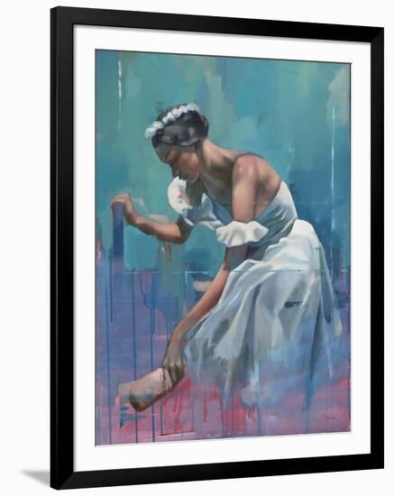 Post Curtain Laces-Peter Hawkins-Framed Premium Giclee Print