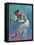 Post Curtain Laces-Peter Hawkins-Framed Stretched Canvas