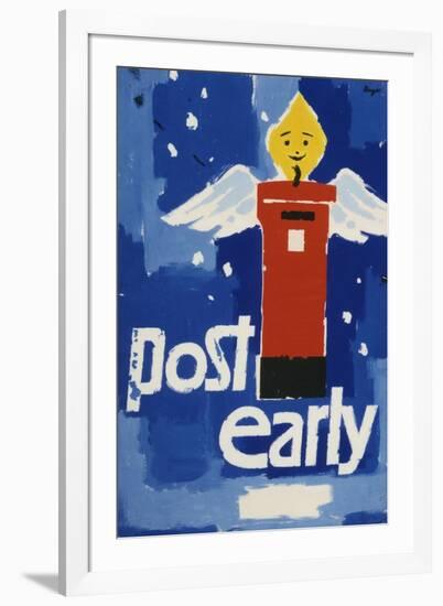 Post Early, Parcels and Packets by Thursday De 18, Letters and Cards by Saturday Dec 20-Hans Unger-Framed Art Print