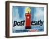 Post Early, Parcels and Packets by Thursday De 18, Letters and Cards by Saturday Dec 20-Hans Unger-Framed Art Print