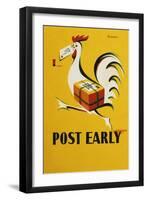 Post Early-Peter Huveneers-Framed Art Print