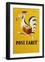 Post Early-Peter Huveneers-Framed Art Print