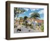 Post for the Farm-Trevor Mitchell-Framed Giclee Print