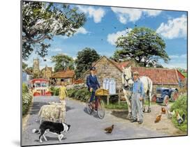 Post for the Farm-Trevor Mitchell-Mounted Giclee Print