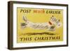 Post Much Earlier This Christmas-George Him and Jan Lewitt-Framed Art Print