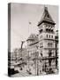 Post Office, Albany, N.Y.-null-Stretched Canvas