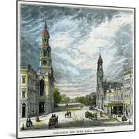 Post Office and Town Hall, Adelaide, South Australia, Australia, C1880-null-Mounted Giclee Print